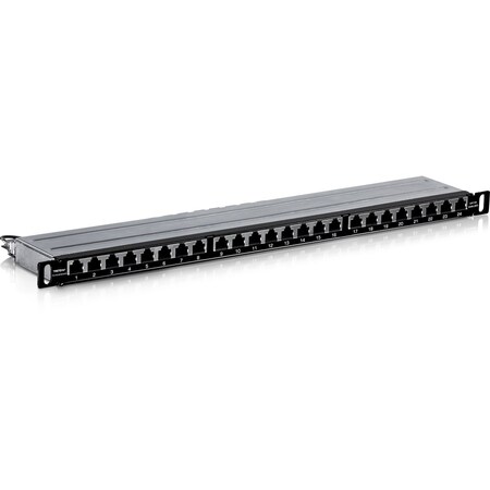 Trendnet 24-Port Cat6A Shielded Half-U Patch Panel TC-P24C6AHS